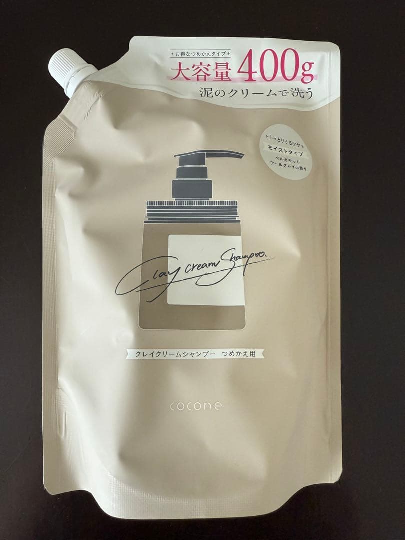 ココネ cocone クレイクリームシャンプー 詰め替え 4個セット