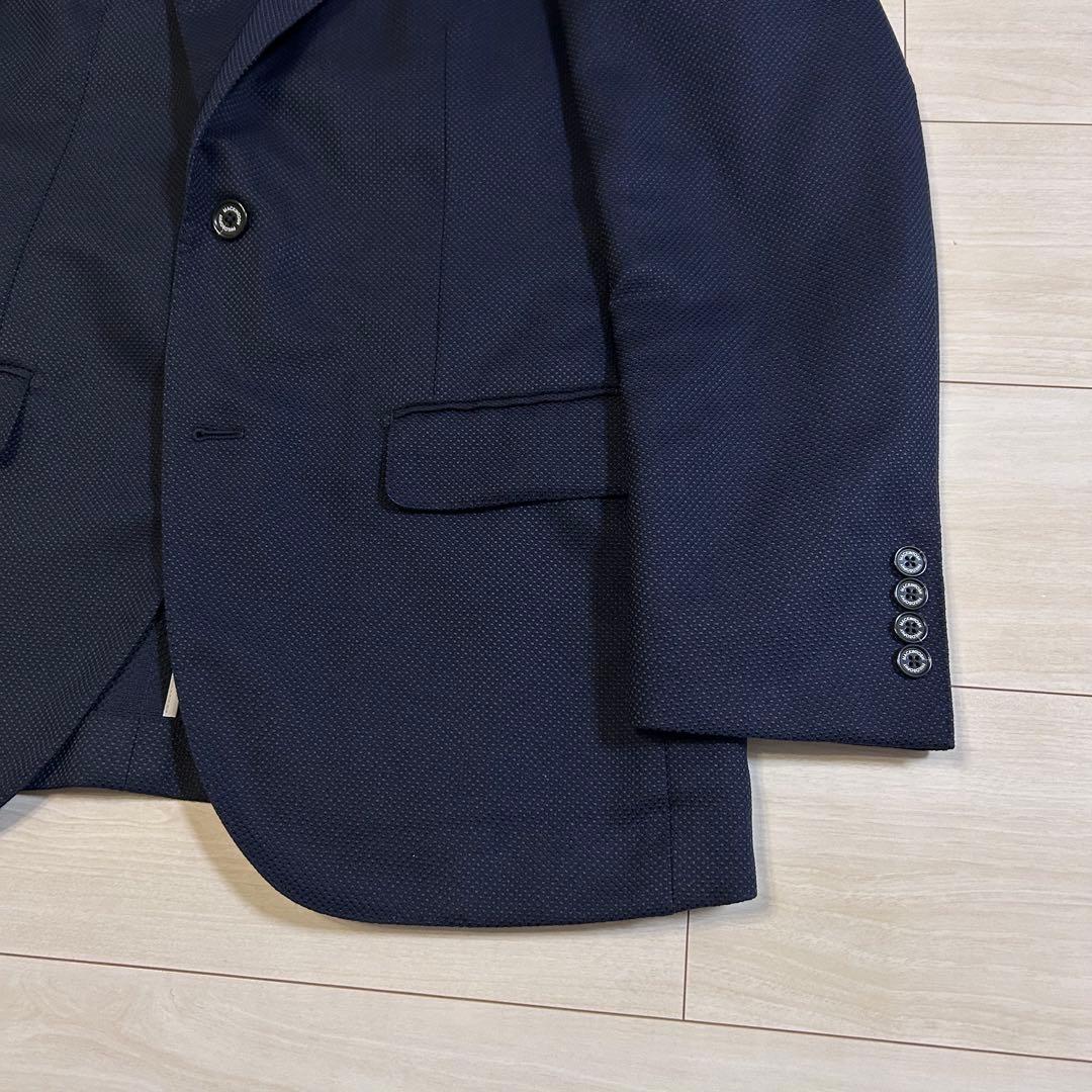 美品 マッキントッシュフィロソフィー トロッター テーラードジャケット ネイビー