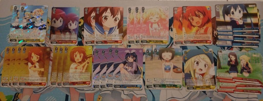 ヴァイスシュヴァルツ　きんいろモザイク　8電源デッキ＋交換用パーツセット