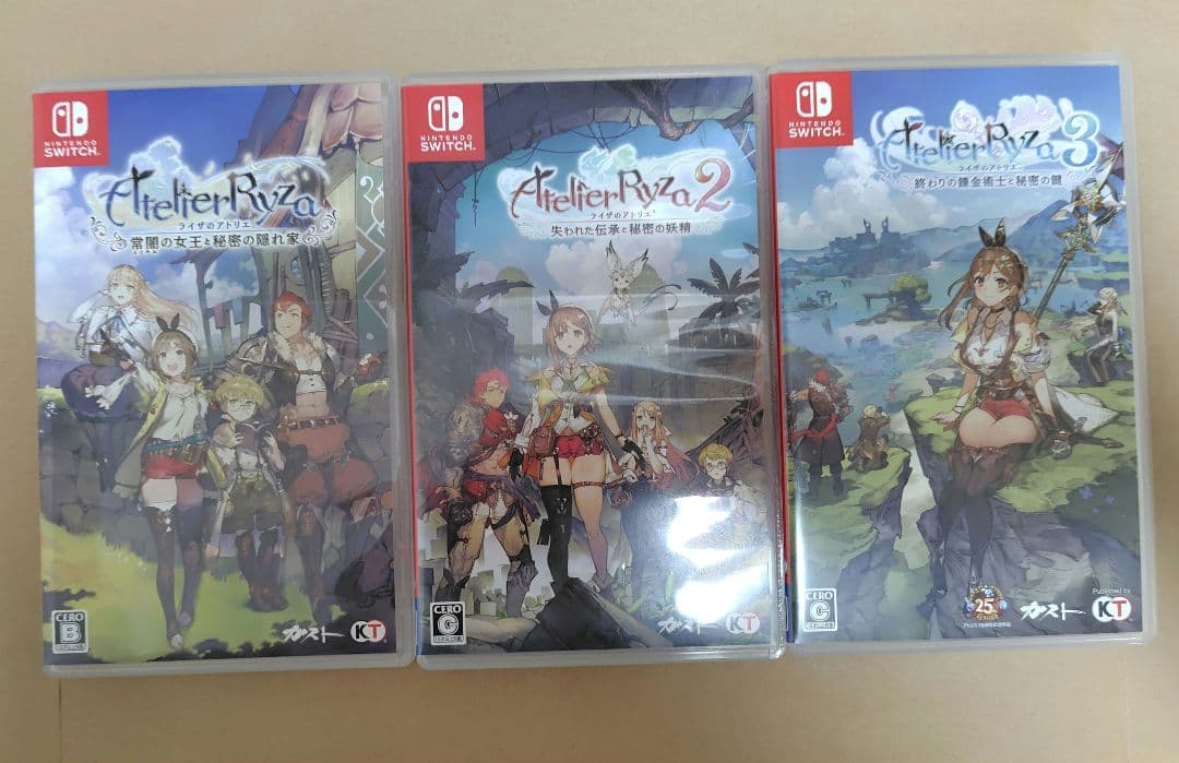 Switch ライザのアトリエ 常闇の女王と秘密の隠れ家 通常版　他　まとめ売り