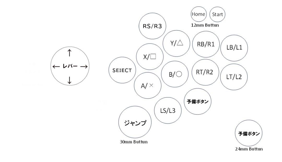 【静音レバー＋ショートストロークボタン】 Qanba Gravity ハンドル付