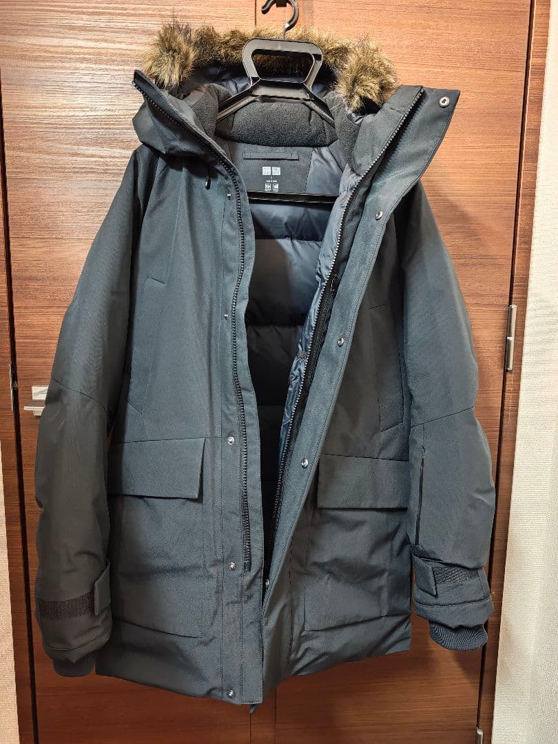 【UNIQLO】ウルトラフォームダウンコート　ブラック【Sサイズ】