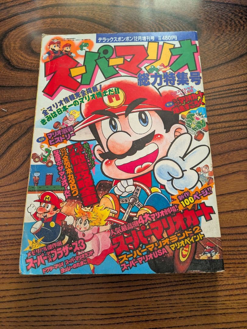 デラックスボンボン増刊 スーパーマリオ総力特集号 本山一城 1992年