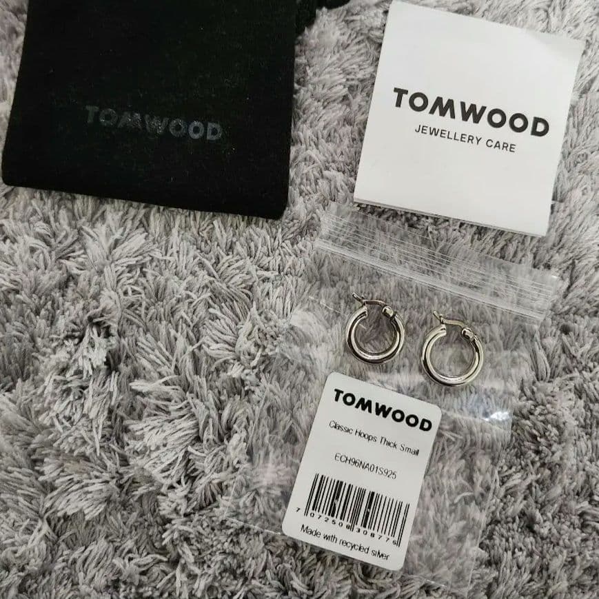 【新品】TOMWOOD Classic Hoop Thick small(両耳)