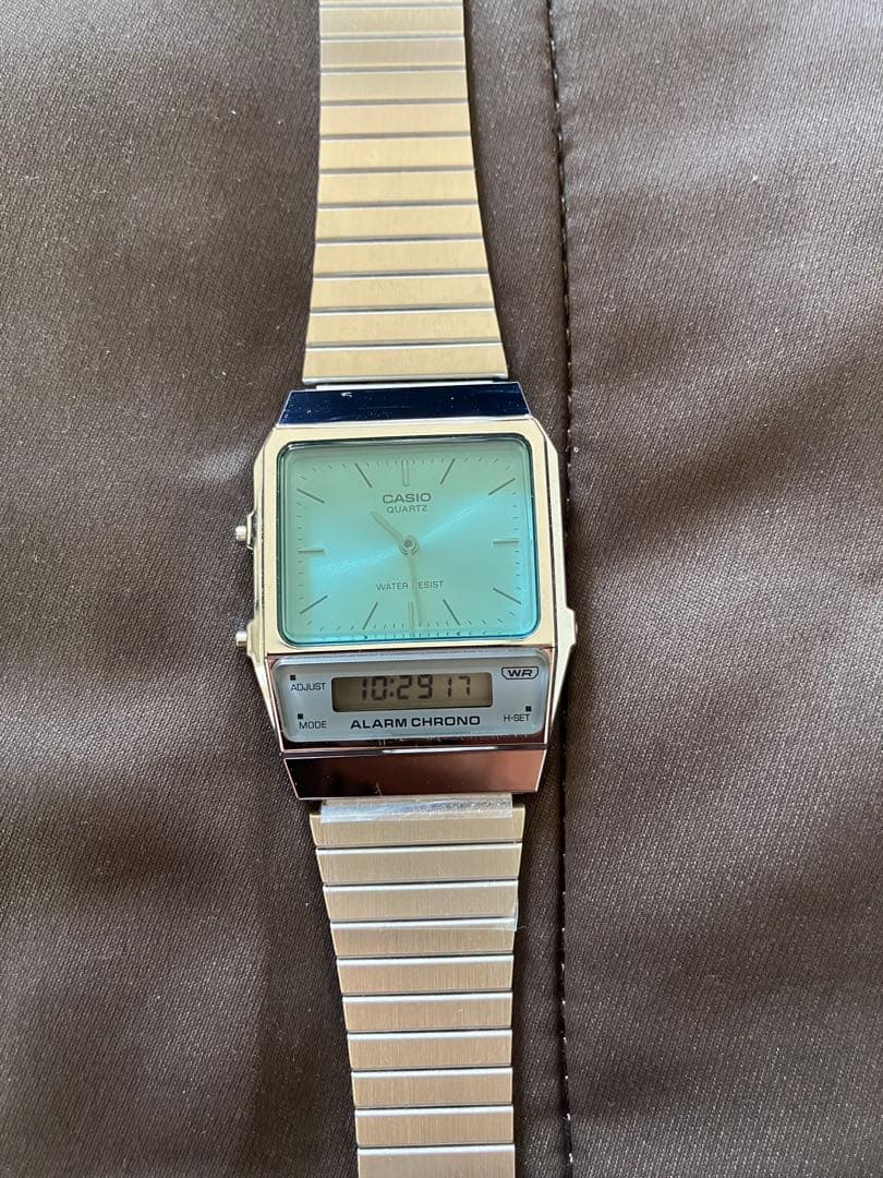 AQ-800EC-2AEF カシオビンテージ ティファニーブルー 試着のみ