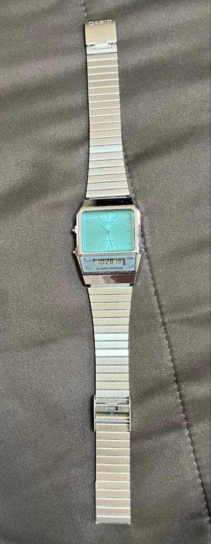 AQ-800EC-2AEF カシオビンテージ ティファニーブルー 試着のみ