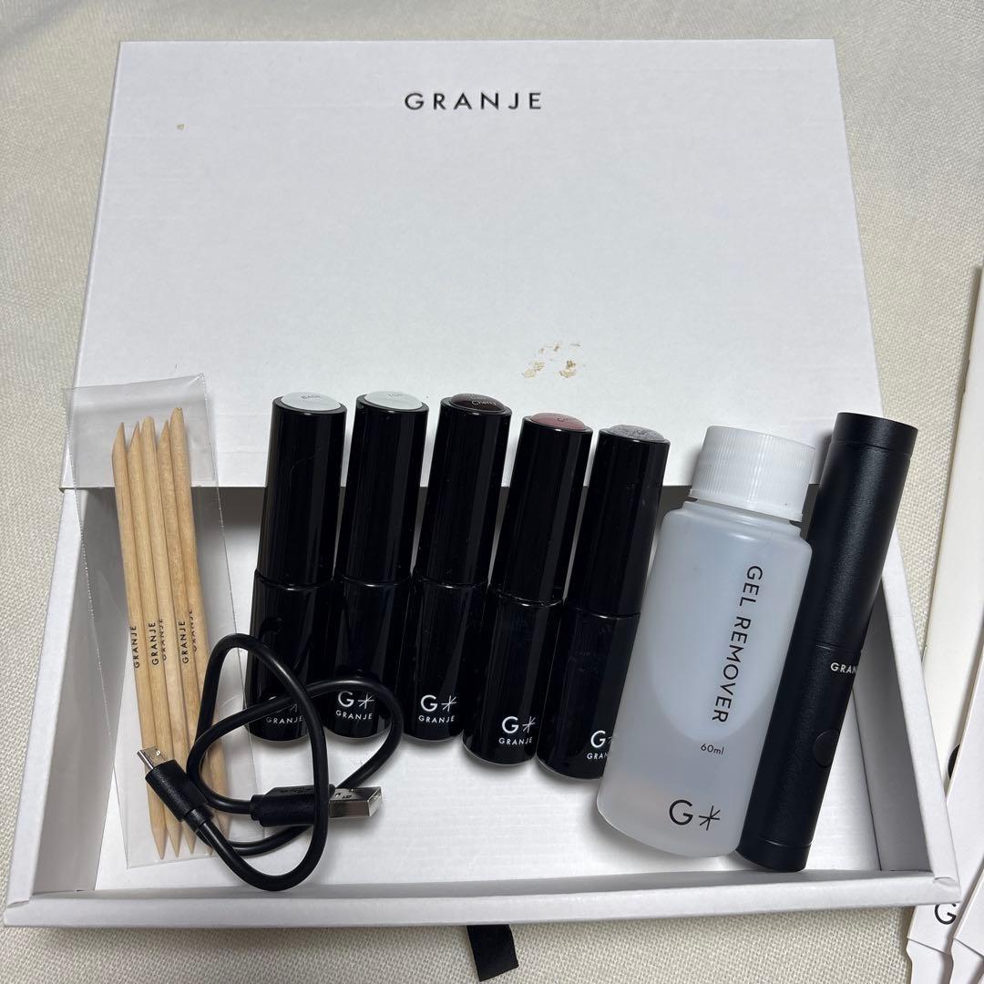 【中古品】グランジェ GRANJE ネイルセット ジェルネイル