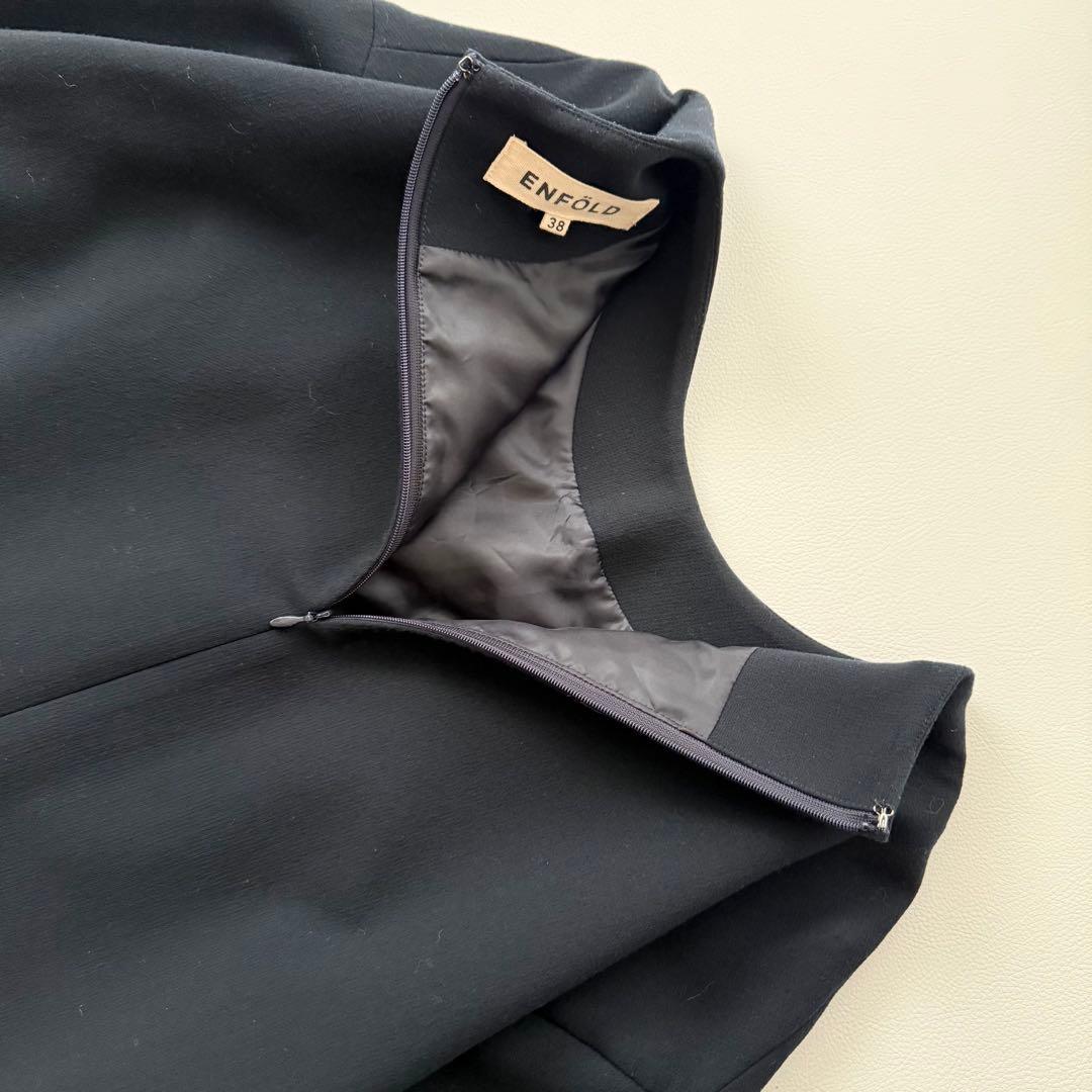 希少✨4.2万円✨エンフォルド　アシンメトリー　ロングワンピース　卒業式　入学式