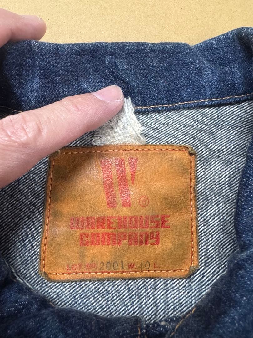 美品★WAREHOUSE LOT NO.2001 W40 デニムジャケット