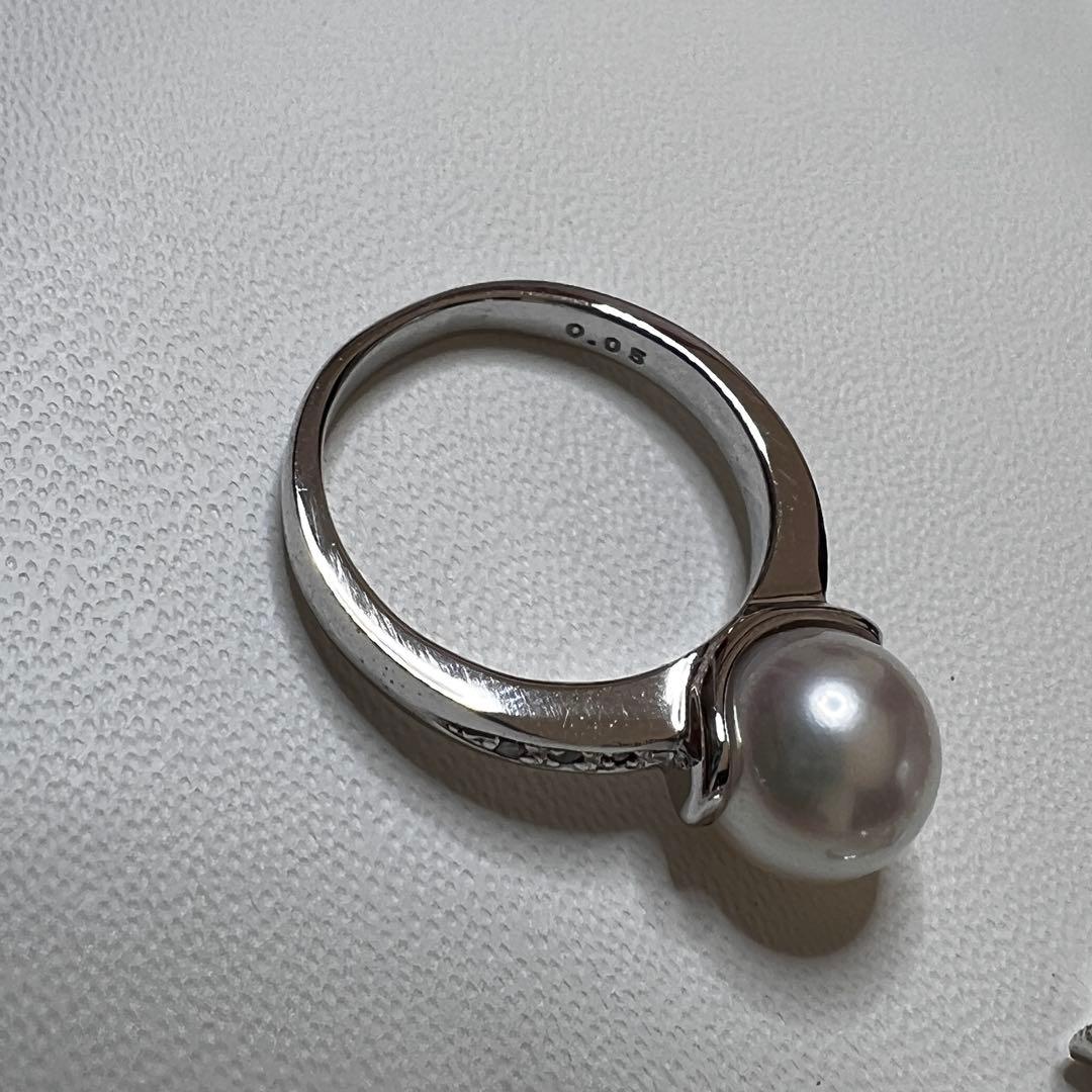 【オーロラ花珠】 あこや真珠 パールネックレス8.0-8.5mm 真珠科学研究所