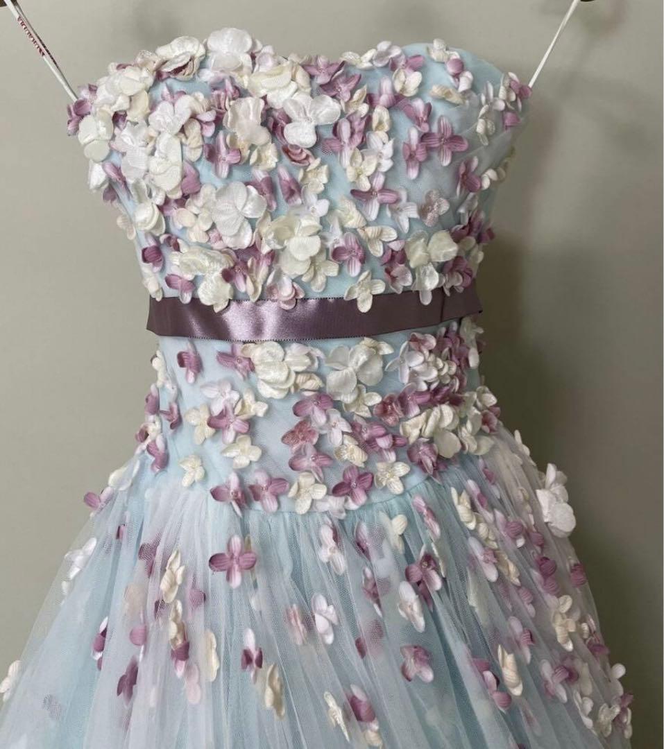 希少✨大人気✨キヨコハタ カラードレス 5〜9号　披露宴 ティファニーブルー