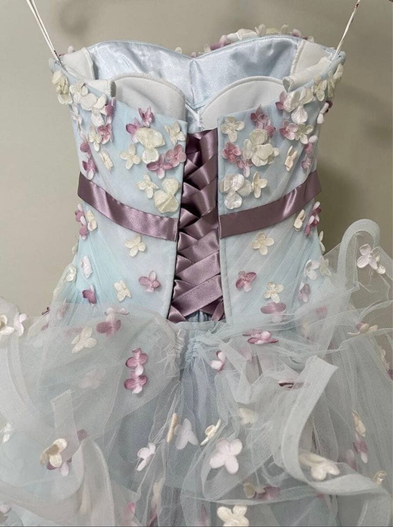 希少✨大人気✨キヨコハタ カラードレス 5〜9号　披露宴 ティファニーブルー