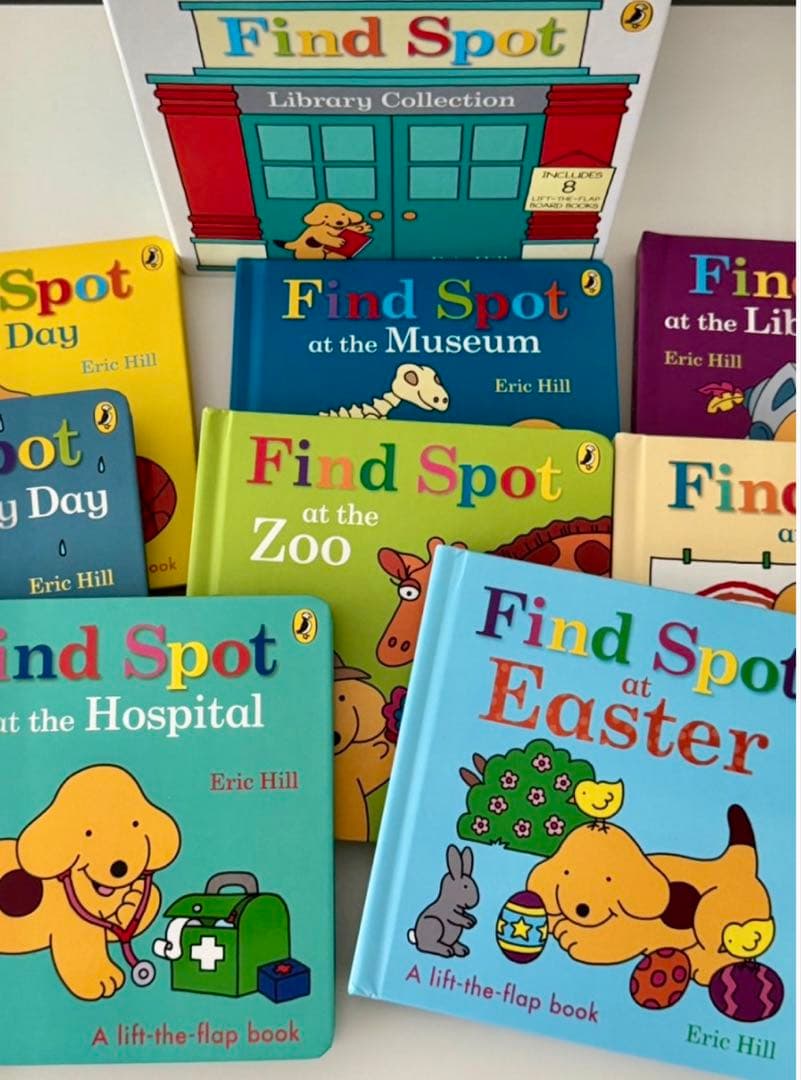 コロちゃん 仕掛け英語絵本 Find Spot ボードブック 仕掛け英語絵本8冊