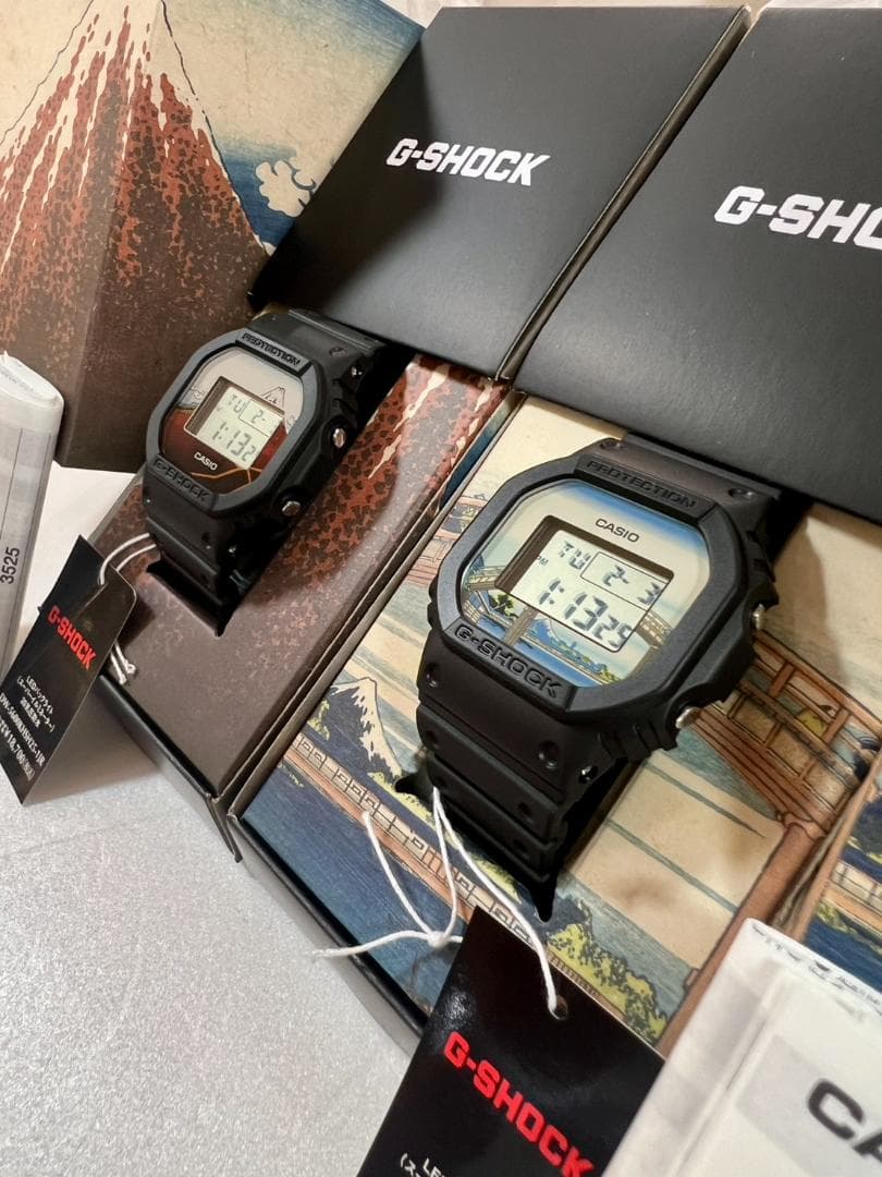 【新品未使用】カシオ DW-5600KHFM25-1JRSH25-1JRセット