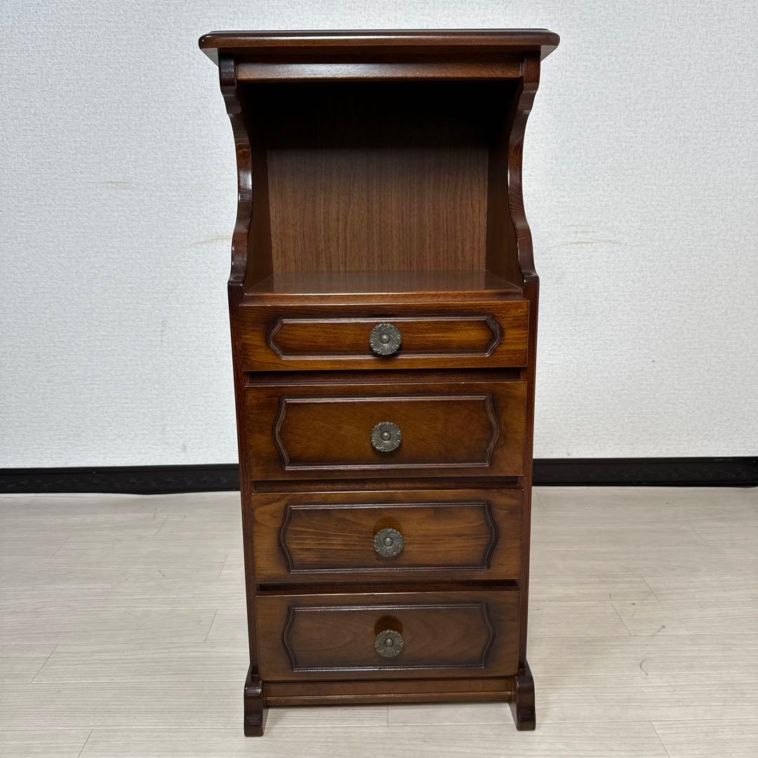 カリモク コロニアル 電話台 TEL台 FAX台 サイドテーブル i4※