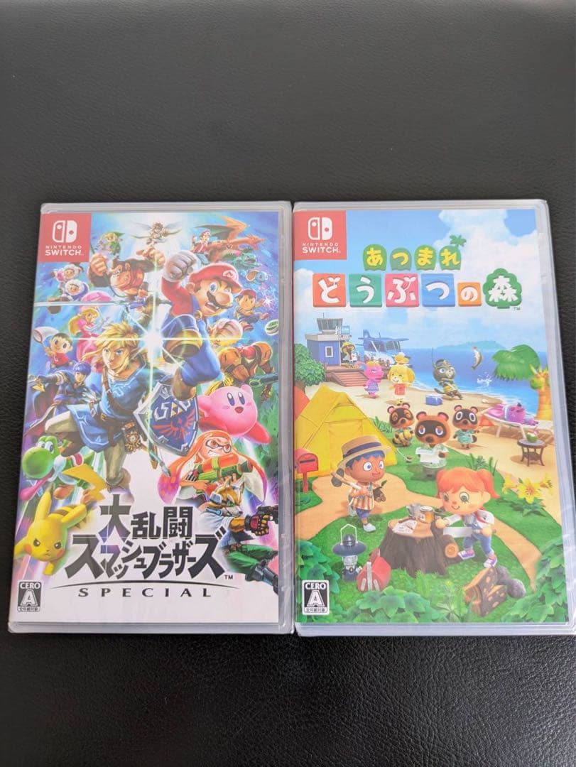 Switch 大乱闘スマッシュブラザーズ SPECIAL、あつまれ　どうぶつの森