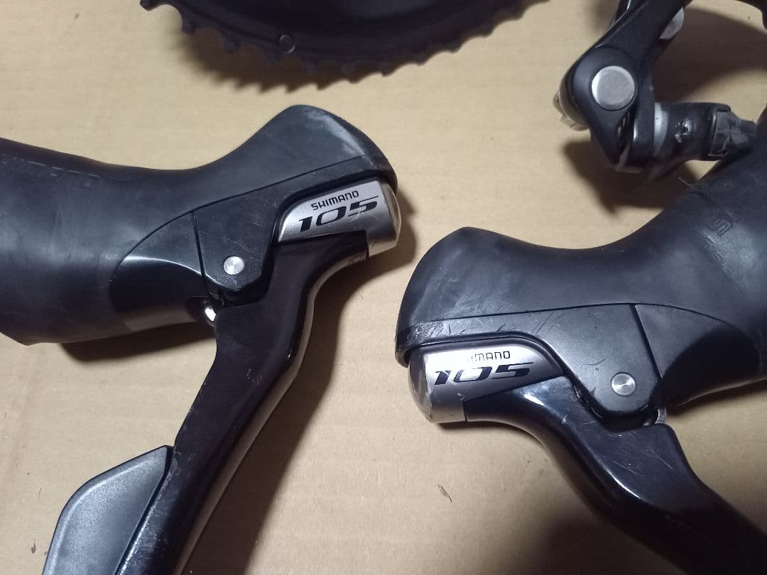 シマノ105 5800 11速　コンポセット　一部アルテ　予備ブラケットおまけ