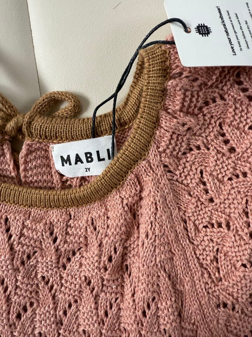 マブリ　mabli 小人ロンパ　ボンネット　2Y