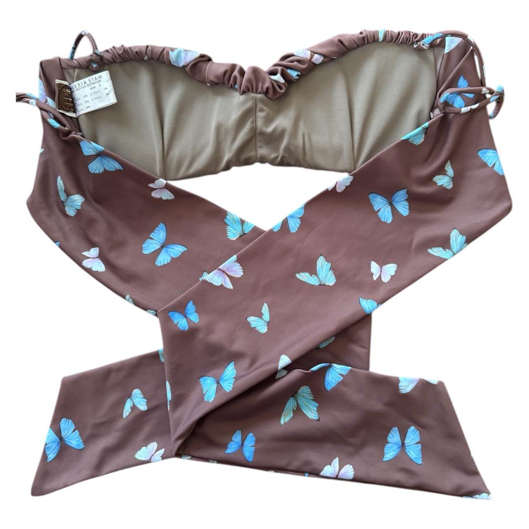 【新品未使用】ALEXIA STAM ビキニ トップス バタフライ メラニー