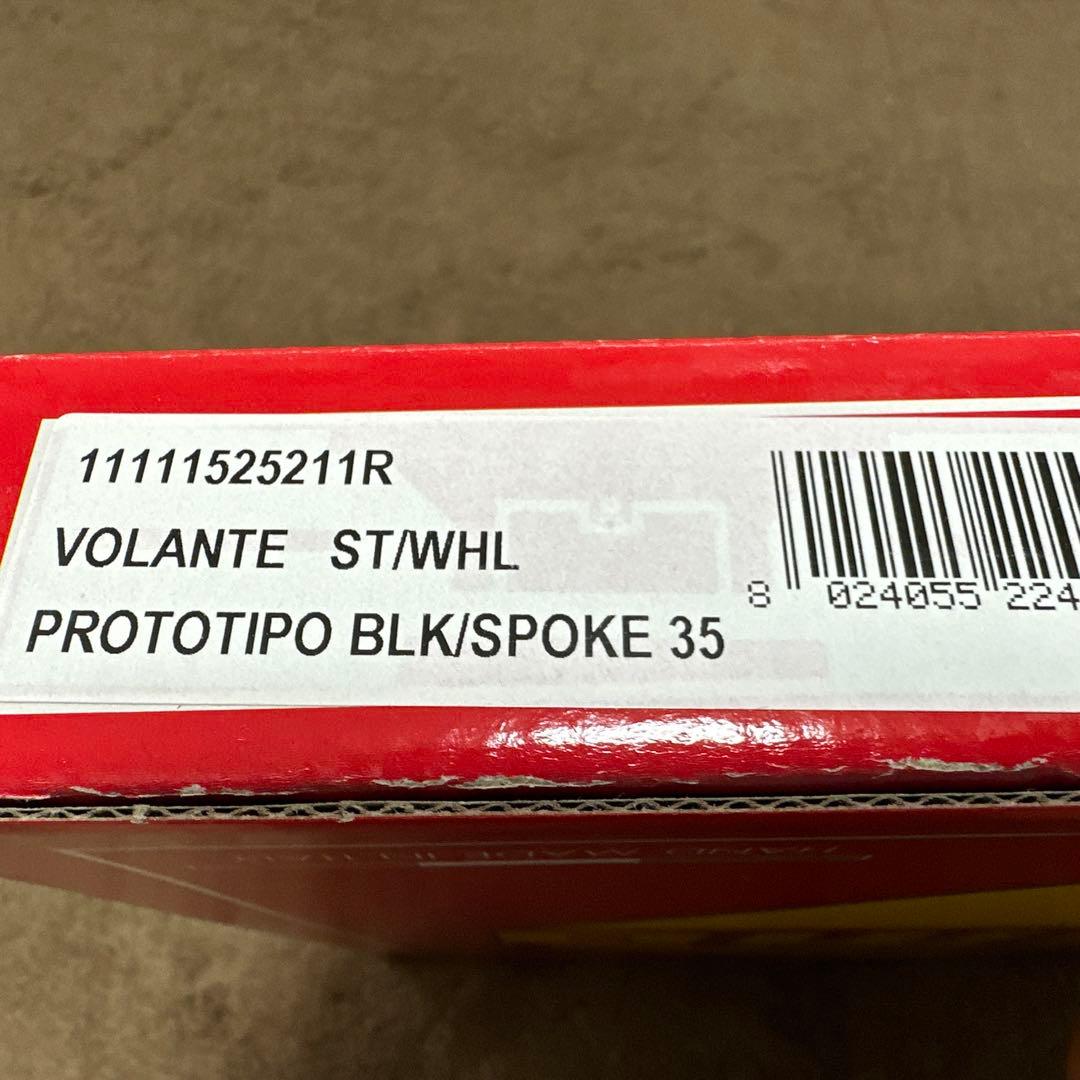 正規品MOMO プロトBK/BKスポーク　350mm新品未使用！