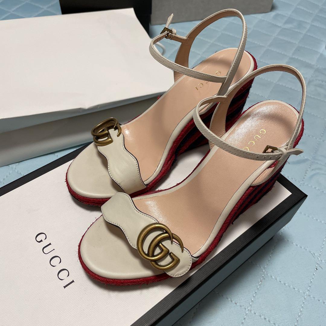 グッチ　靴　サンダル GG