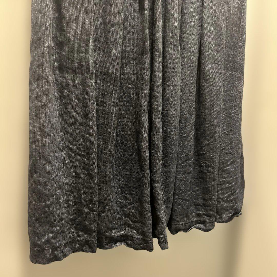 リゼッタ✴︎リネン100%✴︎ノースリーブロングワンピース✴︎ネイビー