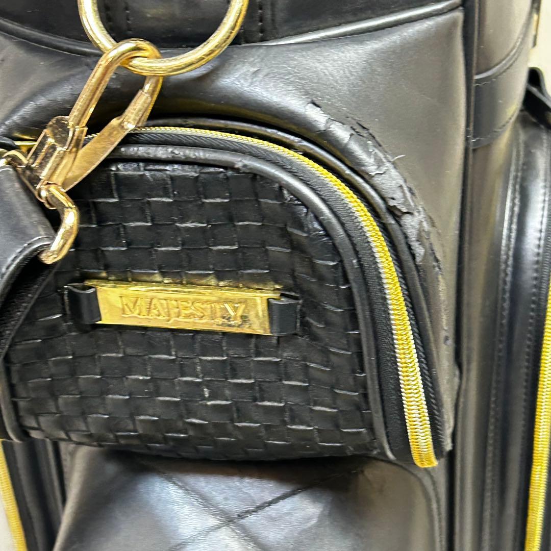 【送料無料】マジェスティ ゴルフキャディバッグ　ゴルフバック 高級感　訳あり