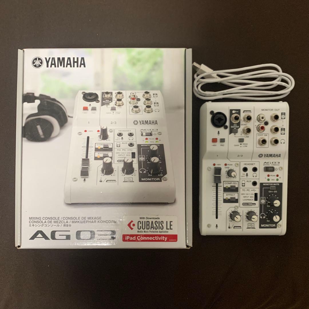 【配信セット】YAMAHA AG03 audio-technica AT2020