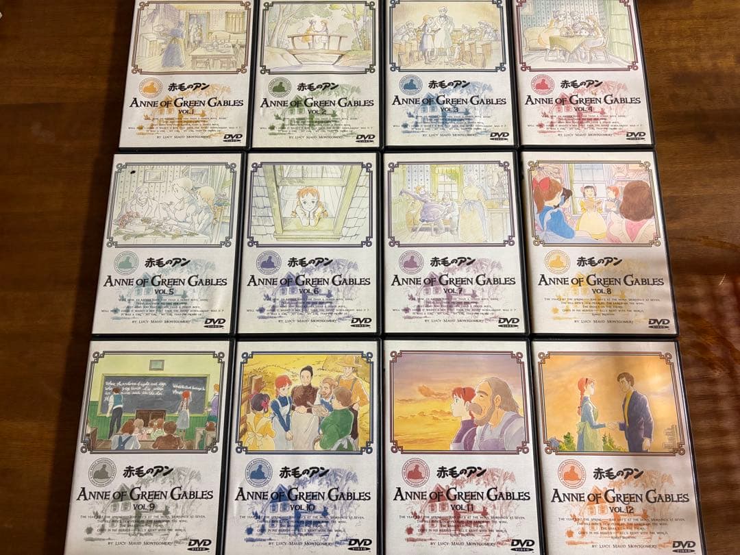 赤毛のアン　アニメ　DVD 　全12巻 世界名作劇場