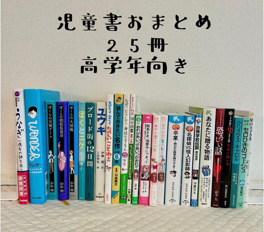 美品⭐︎児童書まとめ売り25冊　高学年〜⭐︎くもん推薦図書　課題図書含む⭐︎朝読書