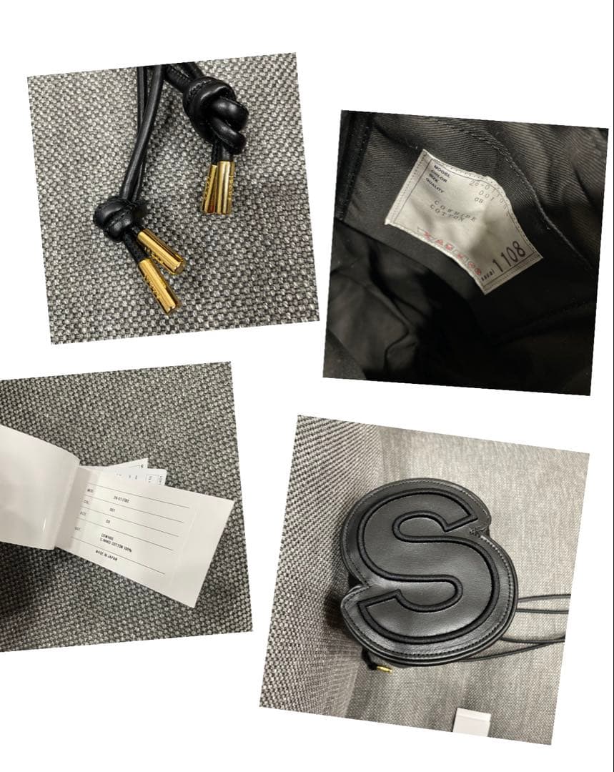 sacai s Drawstring Bag / Leather ユニセックス