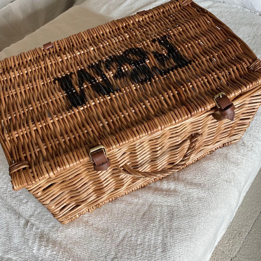 英国F&M Lサイズ・フォートナム&メイソン ハンパーバスケット