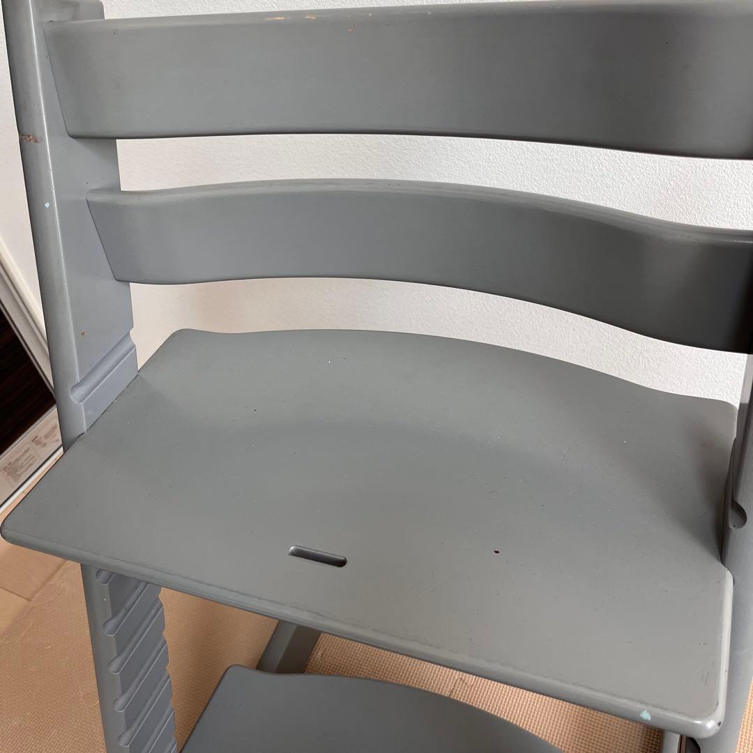 【新型】ストッケ トリップトラップ ストームグレー　No4