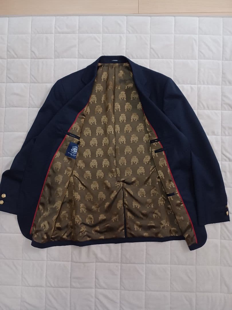 美品良品JpressネイビーAB５裏地カスタマイズお値下げ