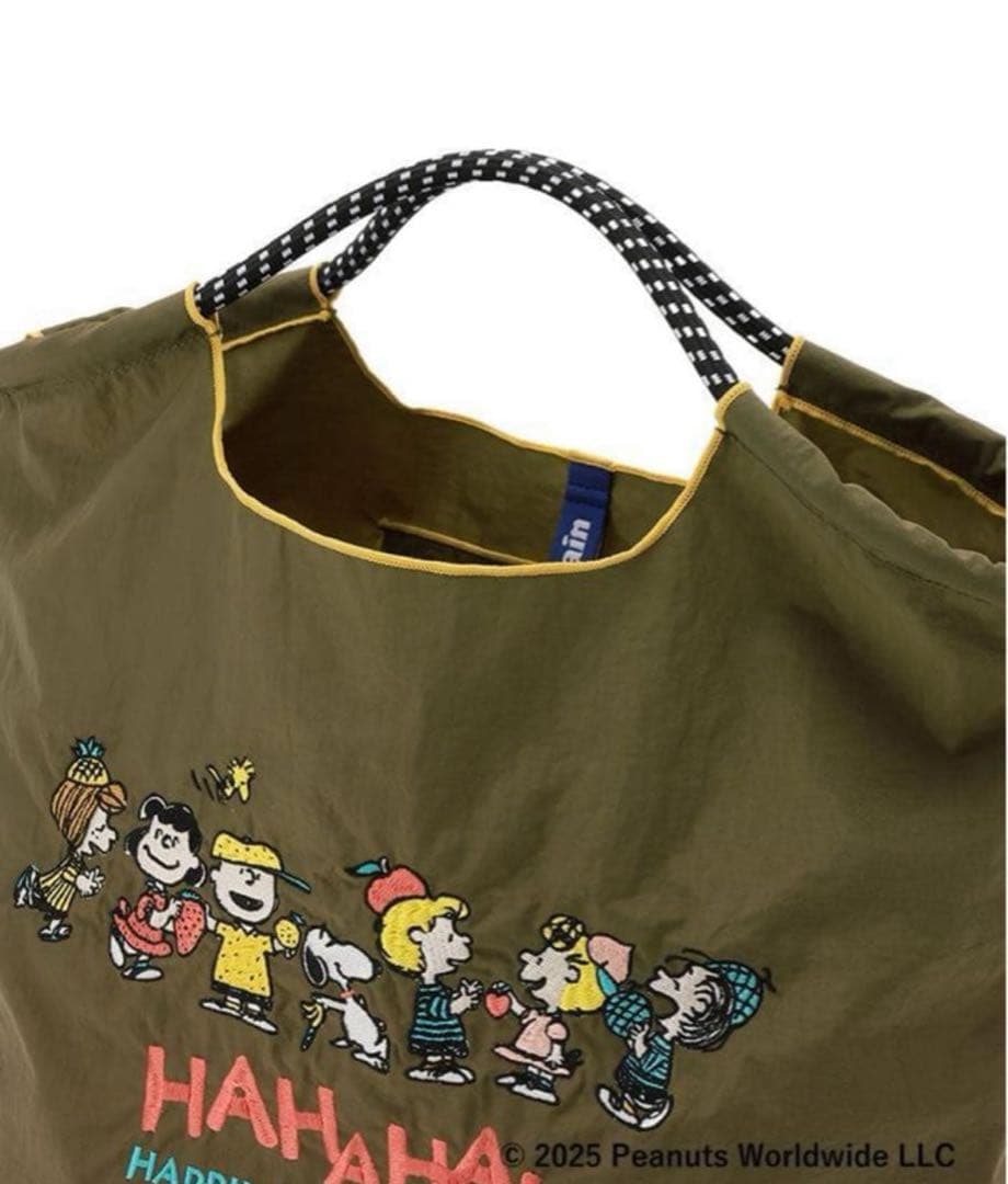 新品！阪急限定！ボールアンドチェーン　スヌーピー　カーキ