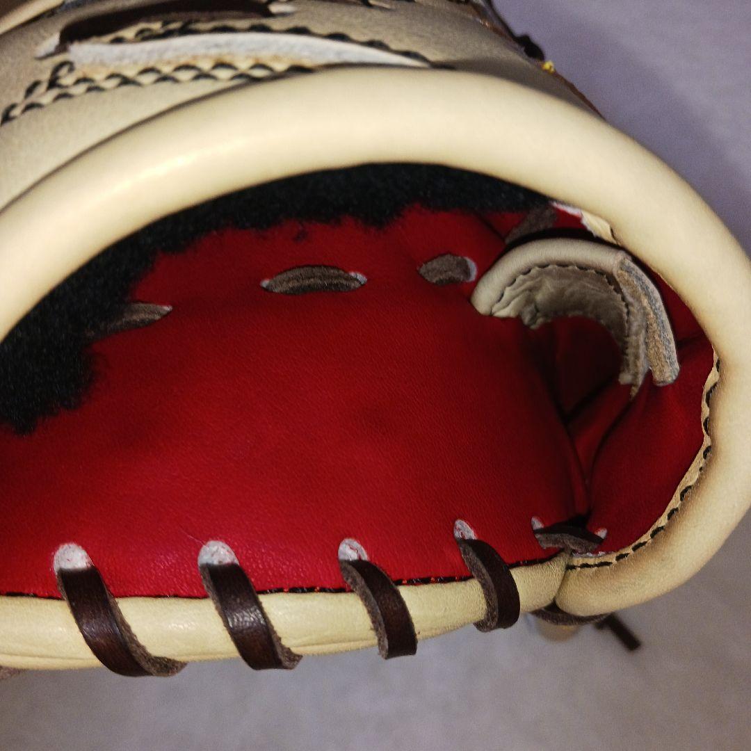 Zeems ベージュ 軟式グローブ526GGN　2023年限定 三方親 外野手用