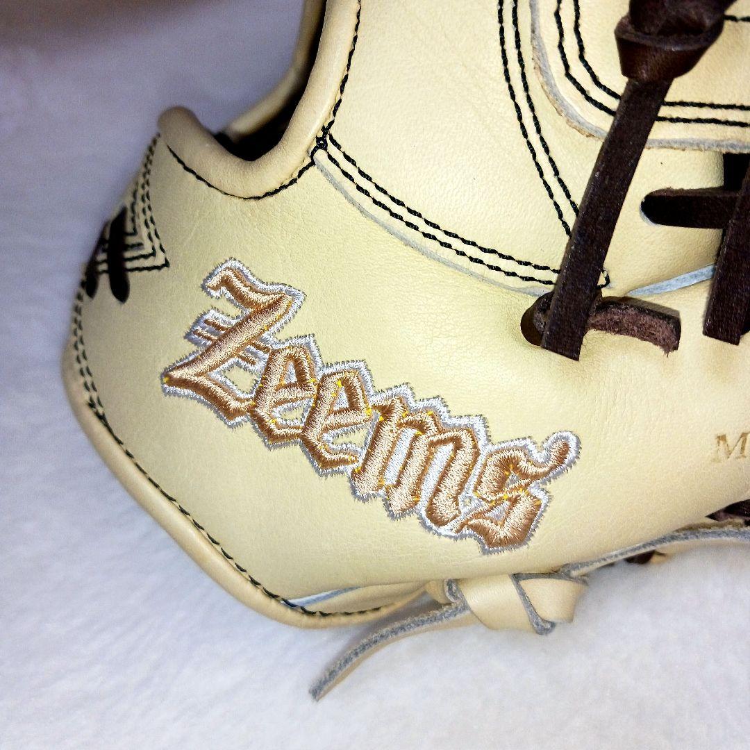 Zeems ベージュ 軟式グローブ526GGN　2023年限定 三方親 外野手用