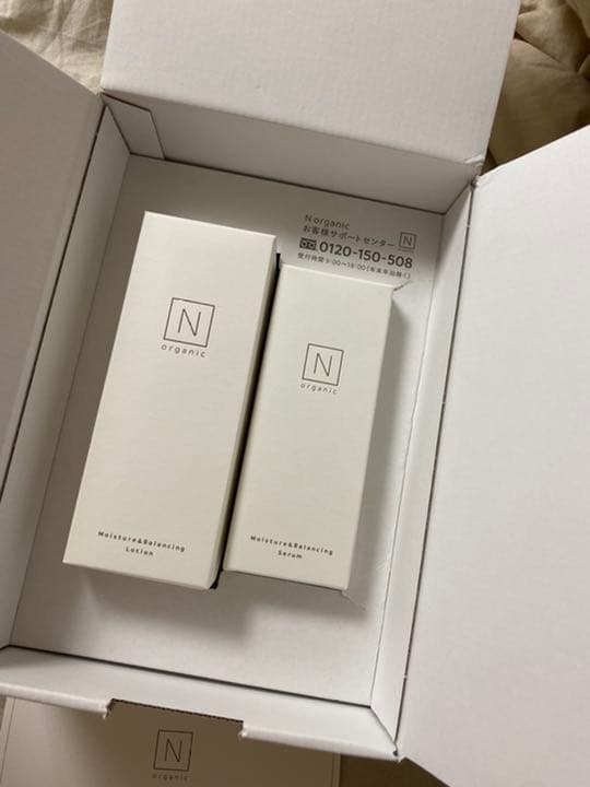 N organicの化粧水、クリーム