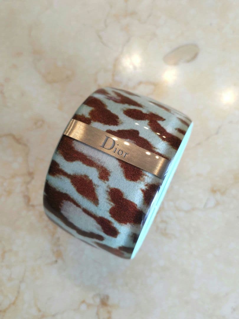 ディオール　DIOR◇ロゴ　バングル　豹　レオパード