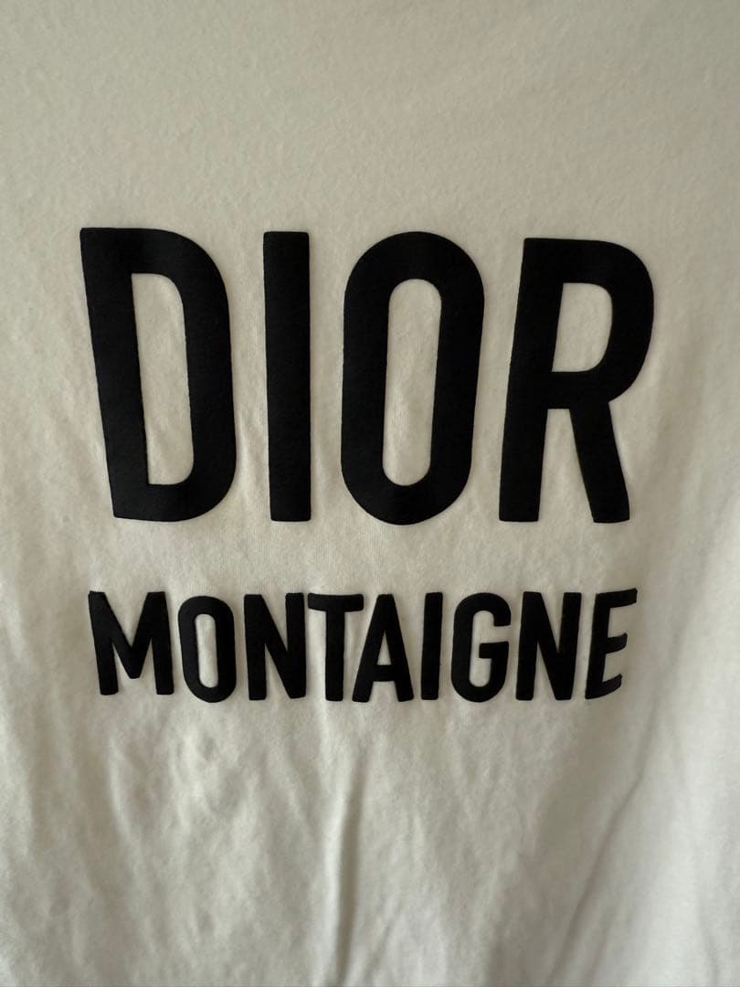 断捨離のペロ様　Dior MONTAGNE クロップドTシャツ ホワイト