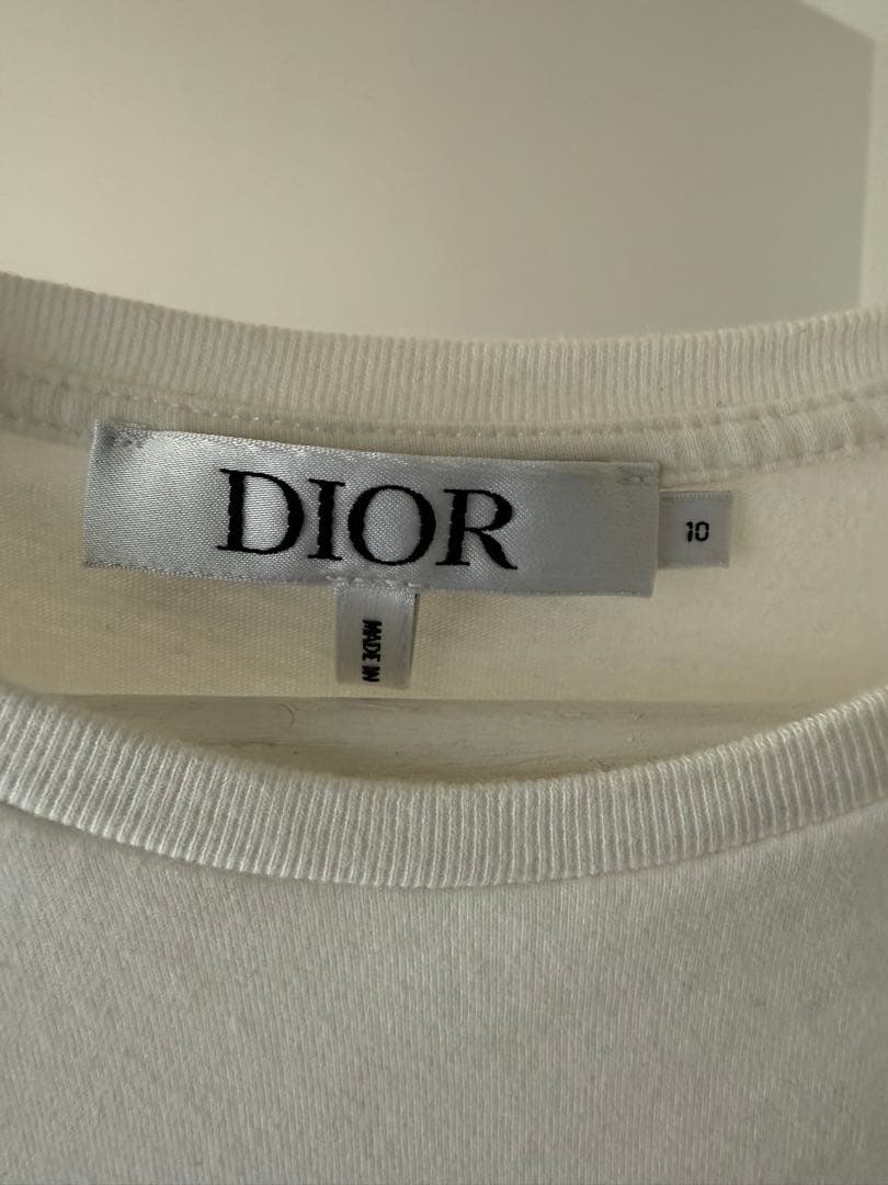 断捨離のペロ様　Dior MONTAGNE クロップドTシャツ ホワイト