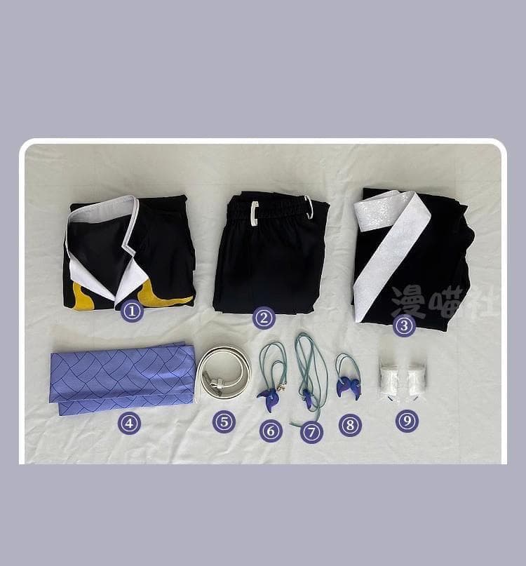 るぅリンク 獪岳（かいがく） コスプレ衣装 S 道具刀 高品質