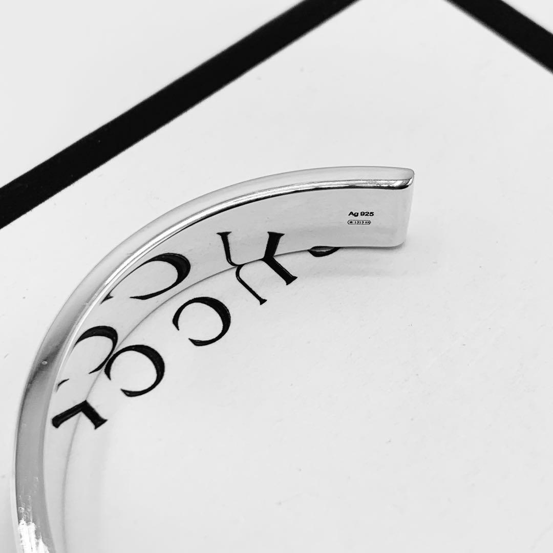 【未使用に近い/レア】GUCCI バングル　ビー　蜂　GG インターロッキング