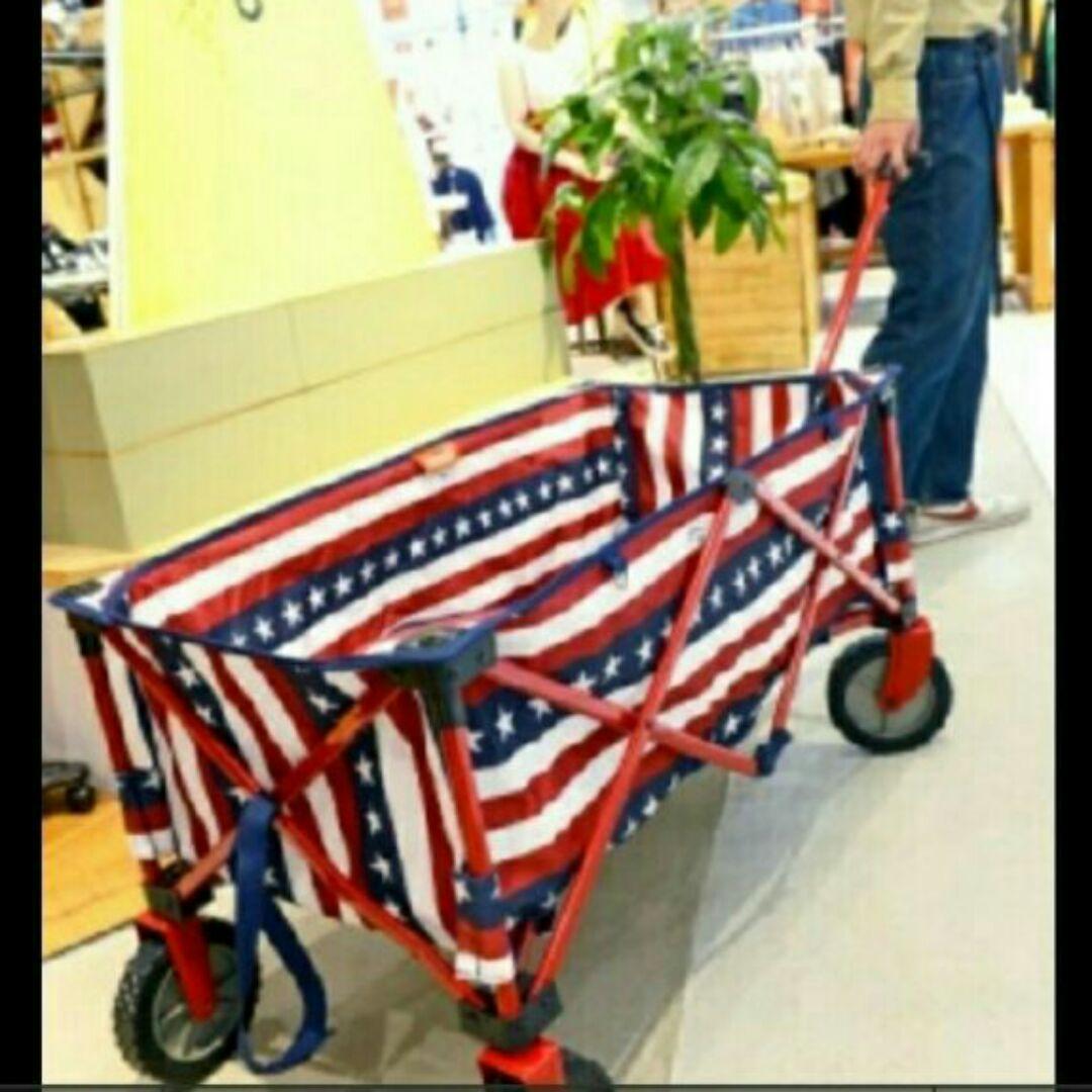 コールマン　キャンプ用品　テント　椅子　フリークスストア　コラボ　アメリカ国旗