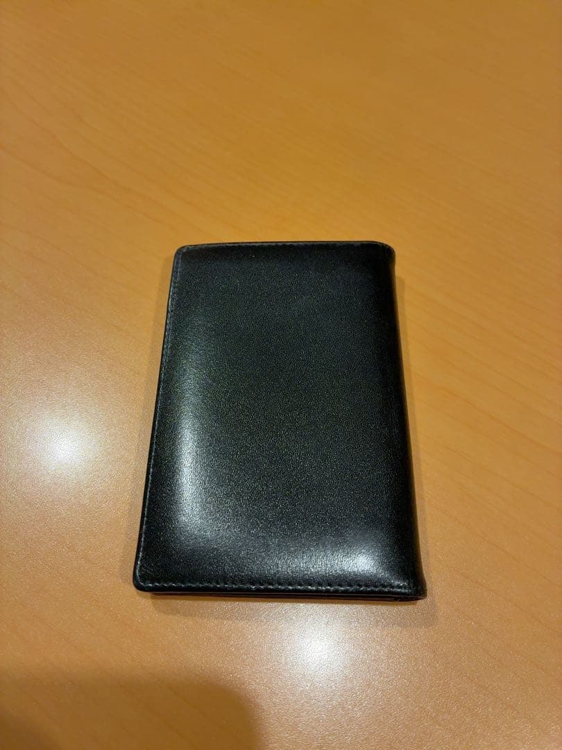 7897モンブラン レザー　カードケース 名刺入れ ブラック