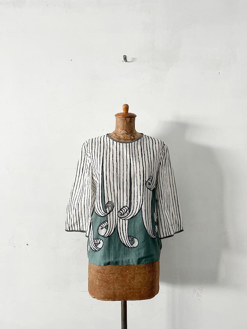 【美品】mina perhonen swing　コットンシルク　ブラウス　限定