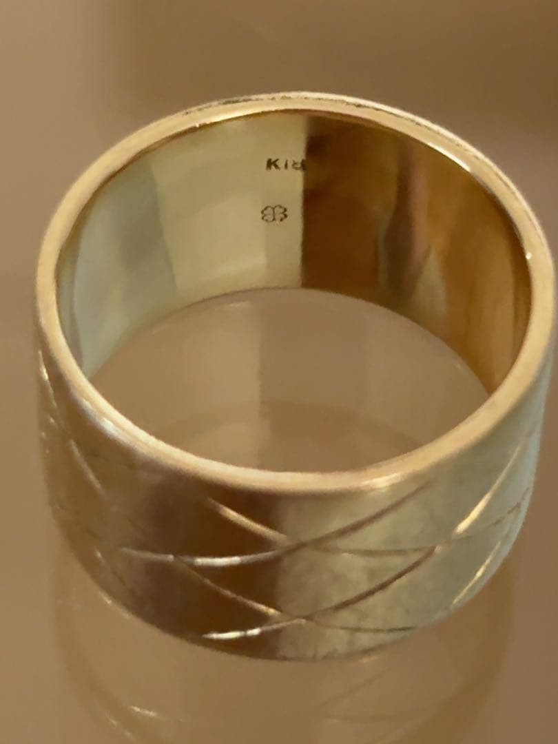 K18リング 17号 金15g 指輪