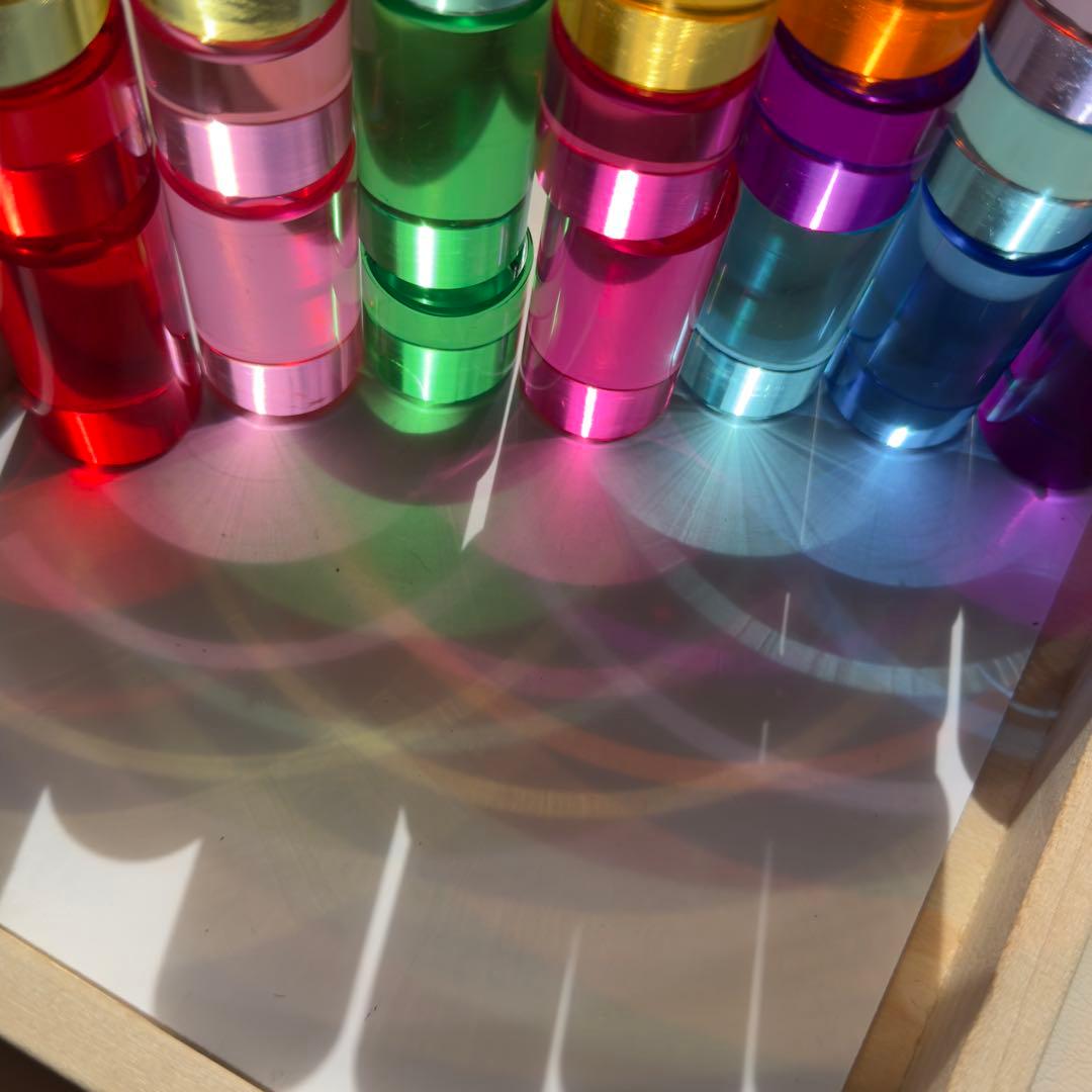 アクリル積み木　シリンダー