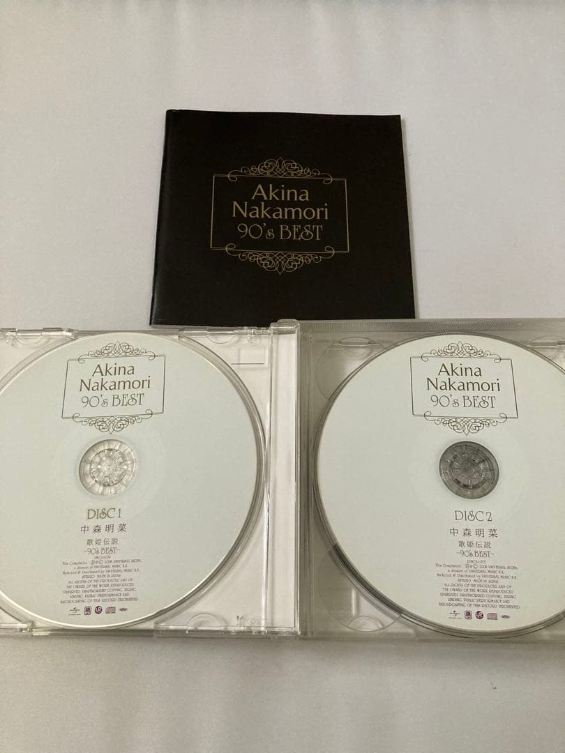 nakkun20　歌姫伝説～90's BEST～　初回盤　中森明菜