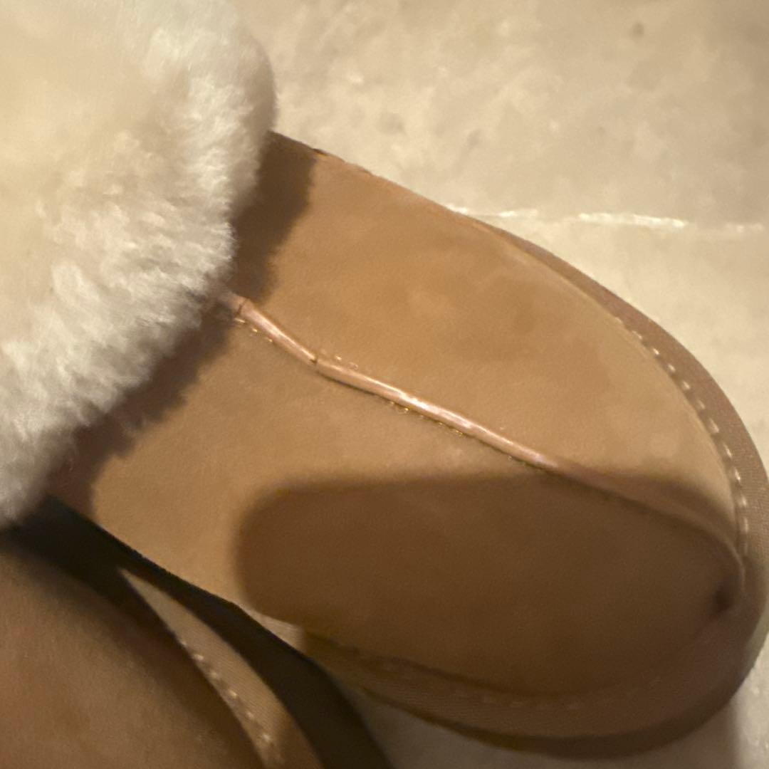 UGG disquetteブラウンスエードファームートン ブーツ スリッポン